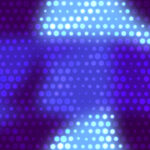 Purple blue happy circles color love creative backdrop. Bright rings glowing colorful pattern. Simple sweet design. Dots color background. Blurred dotted colored texture.