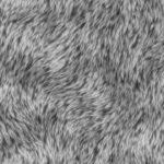 Grey wild animal design. Fuzzy fashion creative. Wool texture. Fur background. Warm surface. Hairy pattern. Furry backdrop.