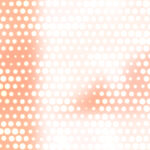 Peach dots color background. Blurred dotted colored texture. Happy circles color love creative backdrop. Bright rings glowing colorful pattern. Simple sweet design.