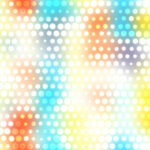 Bright rings glowing colorful pattern. Simple sweet design. Dots color background. Blurred dotted colored texture. Happy circles color love creative backdrop.