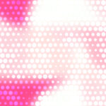 Red pink dots color background. Blurred dotted colored texture. Happy circles color love creative backdrop. Bright rings glowing colorful pattern. Simple sweet design.