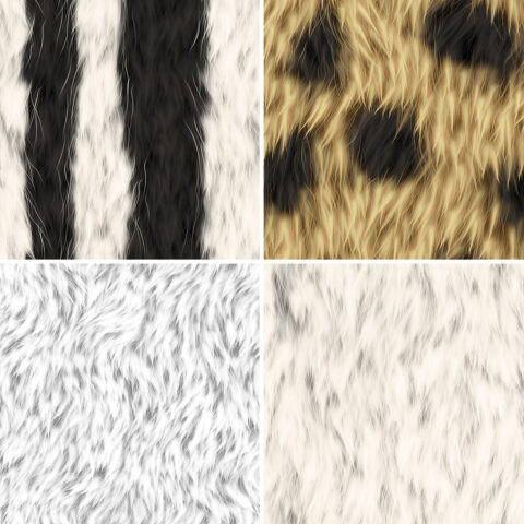 30 Fur Background Textures Samples Preview - Part 1
