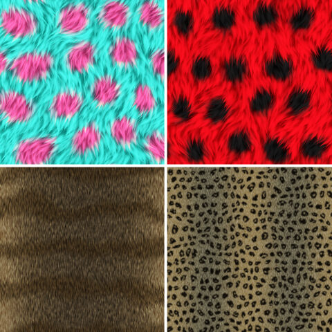30 Fur Background Textures Samples Preview - Part 6