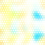Yellow blue blurred dotted colored texture. Happy circles color love creative backdrop. Bright rings glowing colorful pattern. Simple sweet design. Dots color background.