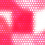 Red pink blurred dotted colored texture. Happy circles color love creative backdrop. Bright rings glowing colorful pattern. Simple sweet design. Dots color background.