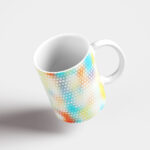 Mug with Shining Dotty Background Print