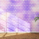 Room Wall with Shining Dotty Backgrounds