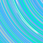 Blue green colored curves background. Color arc bow surface. Amazing multicolor arch backdrop. Awesome colorful rounding pattern. Abstract school education design. Cool sun shining creative.