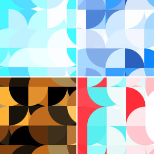 50 Quarters Geometric Backgrounds - Image 5