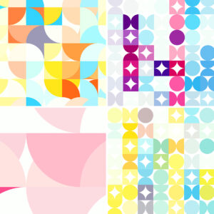50 Quarters Geometric Backgrounds - Image 8