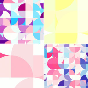 50 Quarters Geometric Backgrounds - Image 10