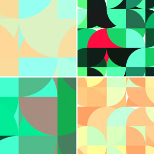 50 Quarters Geometric Backgrounds - Image 12