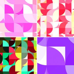 50 Quarters Geometric Backgrounds - Image 13