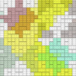 Yellow grey blue plastic building blocks background. Toy bricks texture. Colored plastic pieces backdrop. Colorful brick block toys pattern. Happy creative child puzzle surface design. Like Lego.