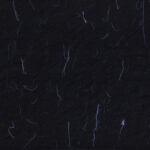 Natural chinese floral decorative black paper texture with blue fibers.