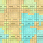Peach yellow blue toy bricks texture. Colored plastic pieces backdrop. Colorful brick block toys pattern. Happy creative child puzzle surface design. Plastic building blocks background. Like Lego.