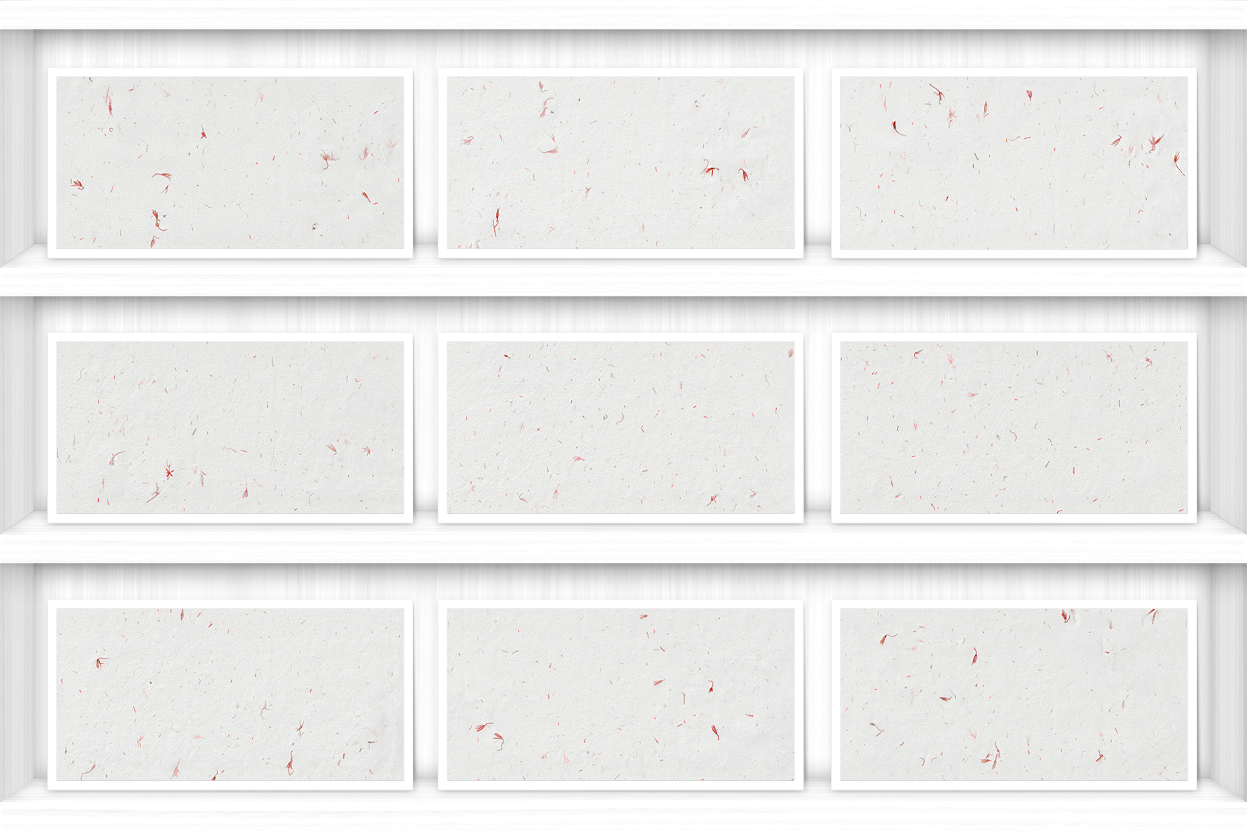 10 Red Flowers Paper Textures Samples Shelves Showcase