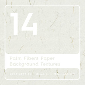 14 Palm Fibers Paper Textures Square Cover