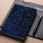 Notebook Cover with Cosmos Background