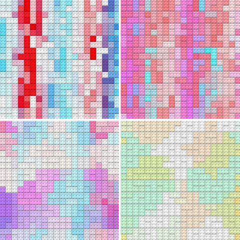 60 Lego Blocks Background Textures Samples Preview - Part 1