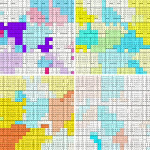 60 Lego Blocks Background Textures Samples Preview - Part 4