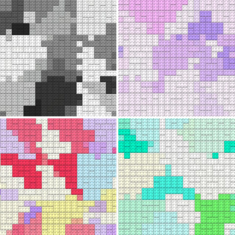 60 Lego Blocks Background Textures Samples Preview - Part 5
