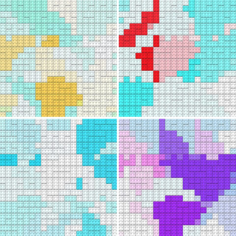 60 Lego Blocks Background Textures Samples Preview - Part 6