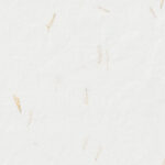 Yellow Petals Paper Texture. Floral Decorative Natural Chinese Fibers Background. Seamless Transition.
