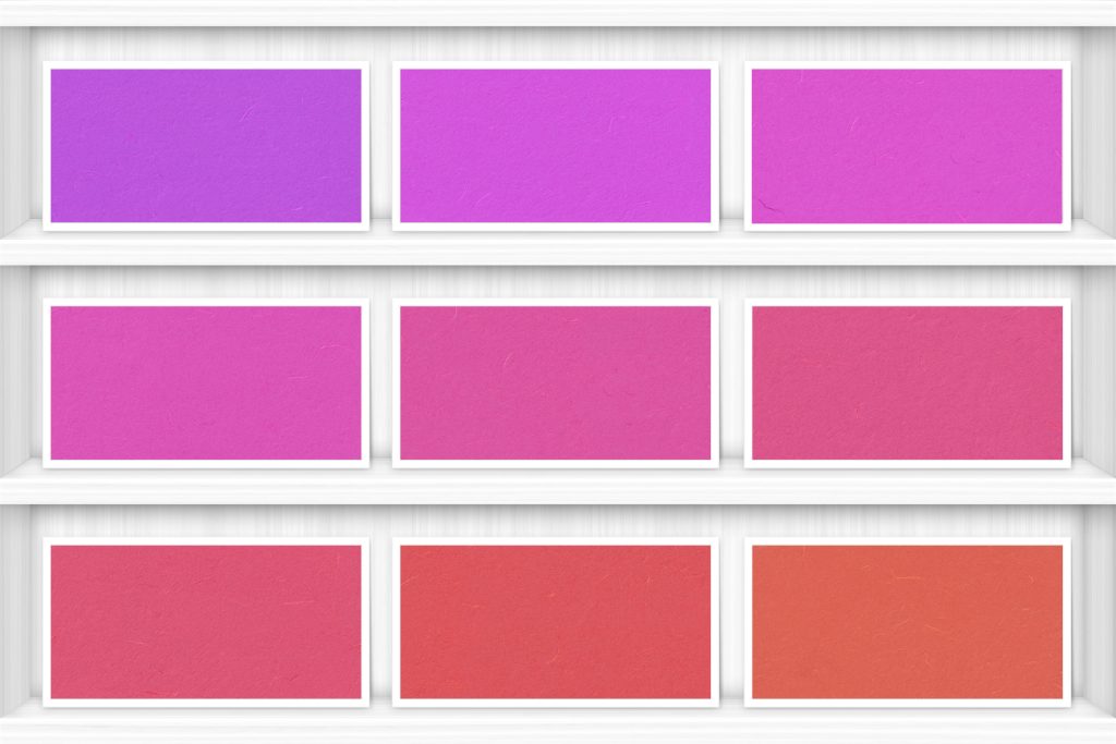 40 Bright Color Rice Paper Textures Samples Shelves Showcase - Part 02