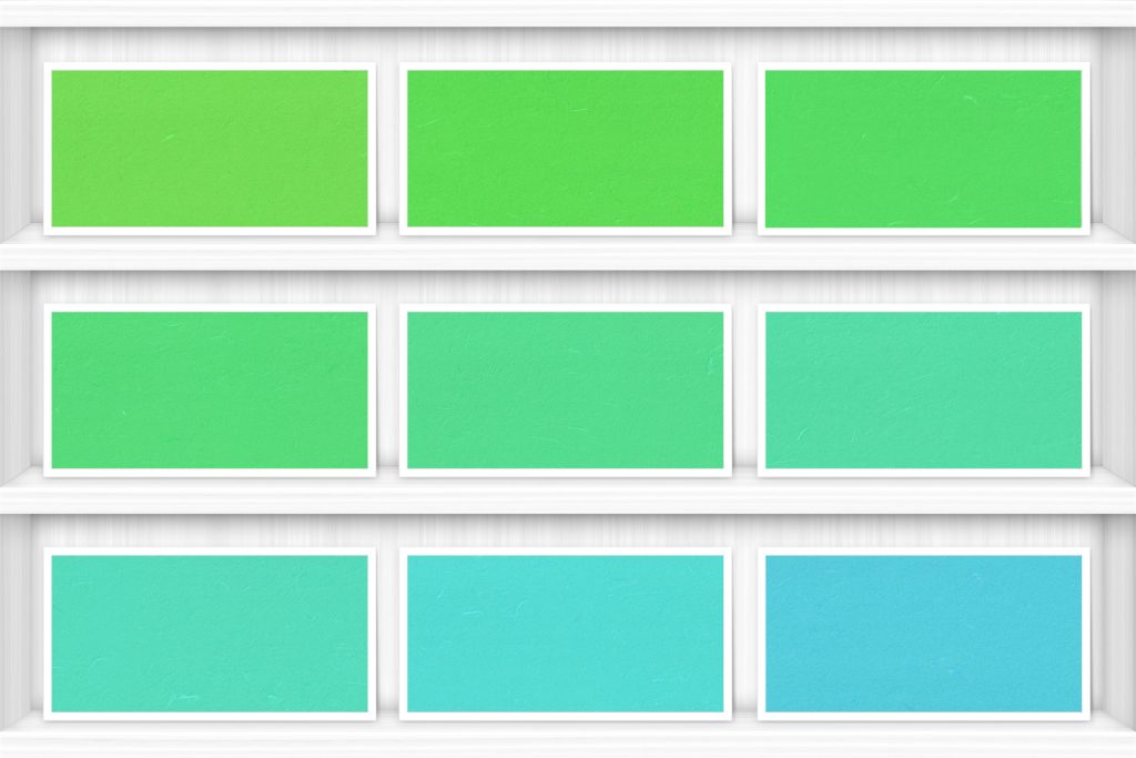 40 Bright Color Rice Paper Textures Samples Shelves Showcase - Part 04