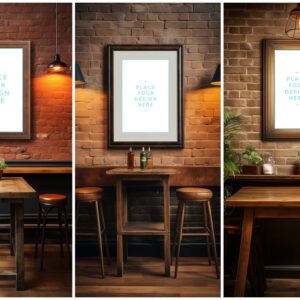 12 Bar Framed Canvas Picture Mockups Vol.03 Samples Preview - Part 01