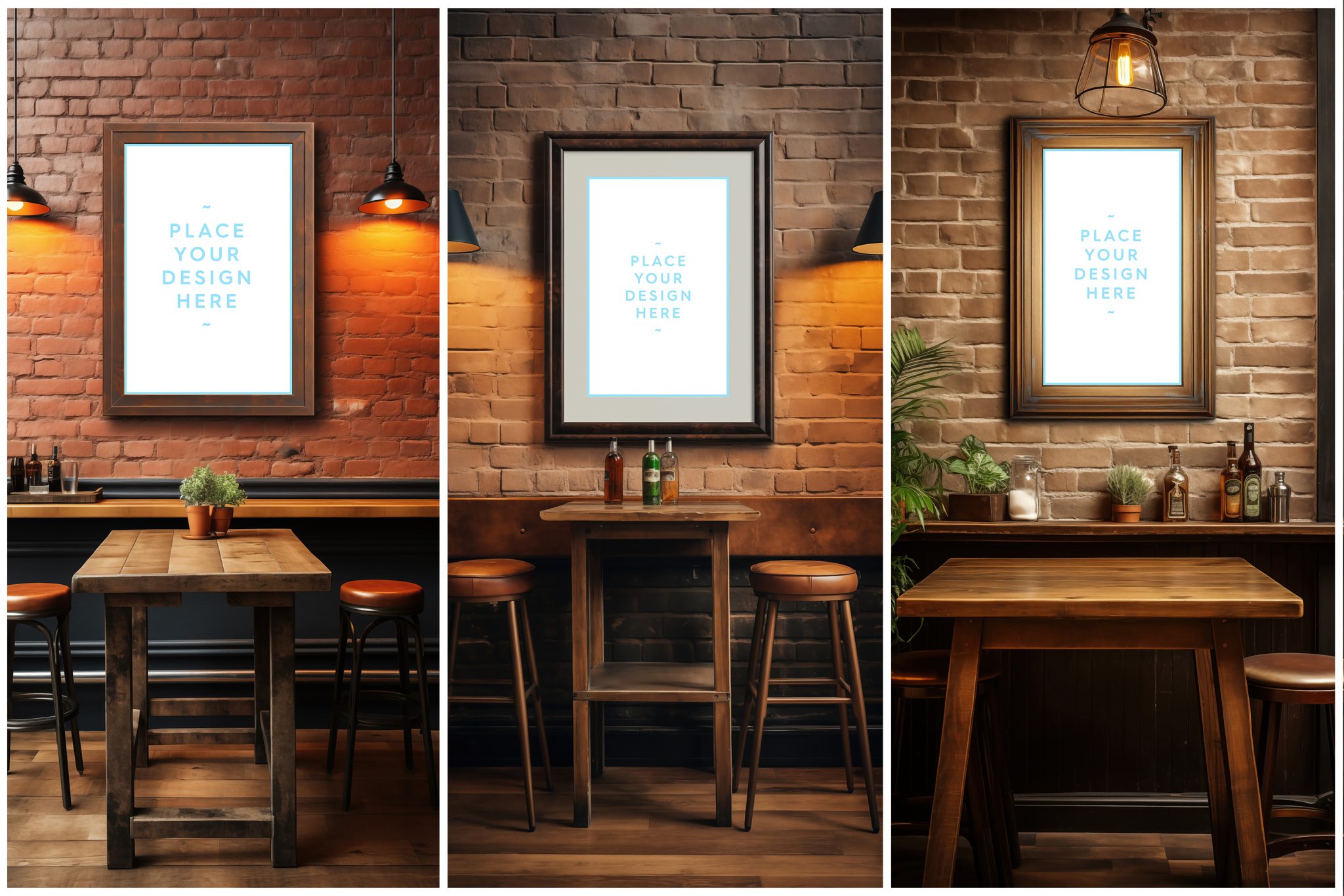 12 Bar Framed Canvas Picture Mockups Vol.03 Samples Preview – Part 01