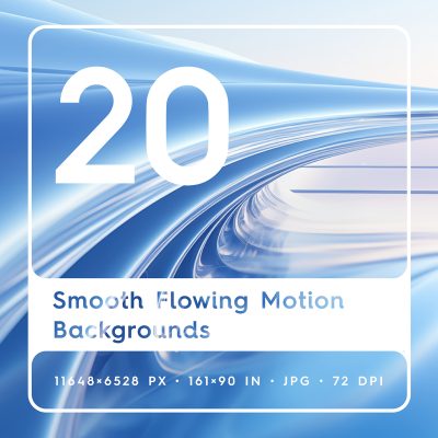 Smooth Flowing Motion Backgrounds Square Cover