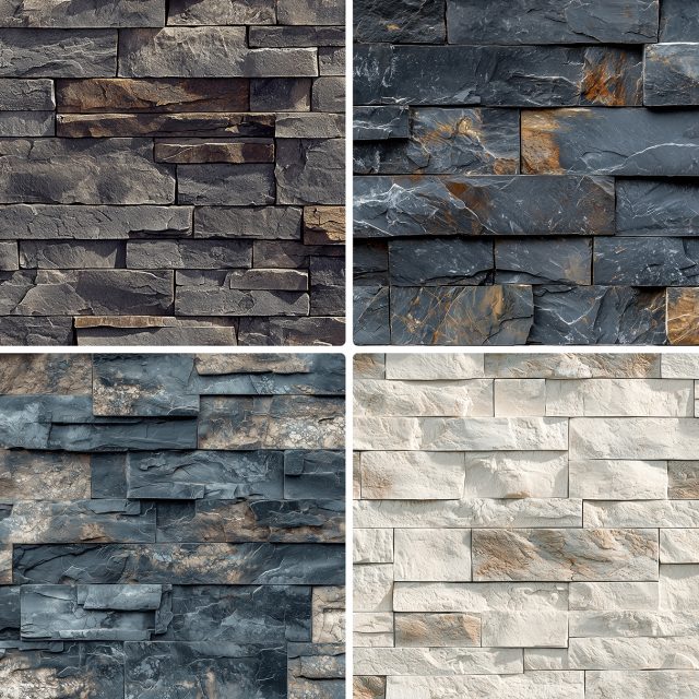 30 Artesia Stone Cladding Texture Backgrounds Examples Preview - Part 7