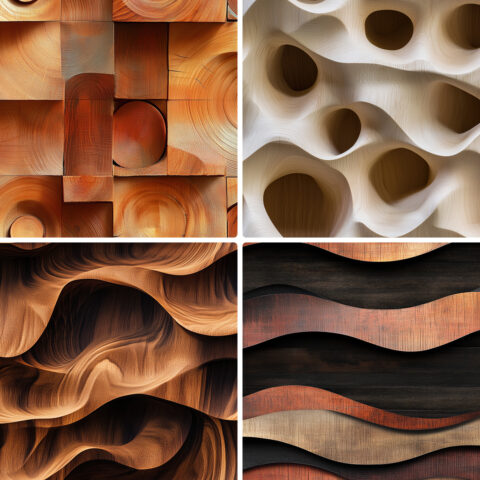 Wooden Art Wall Texture Backgrounds Samples Preview - Part 09