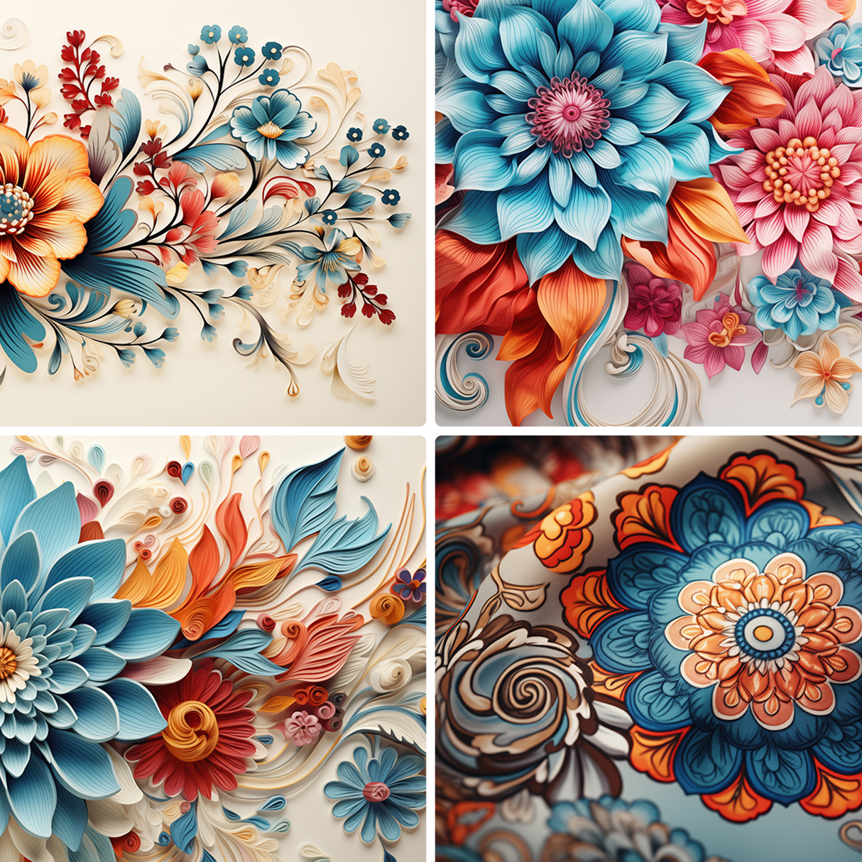 50 Bohemian Art Backgrounds Samples Preview Part 02