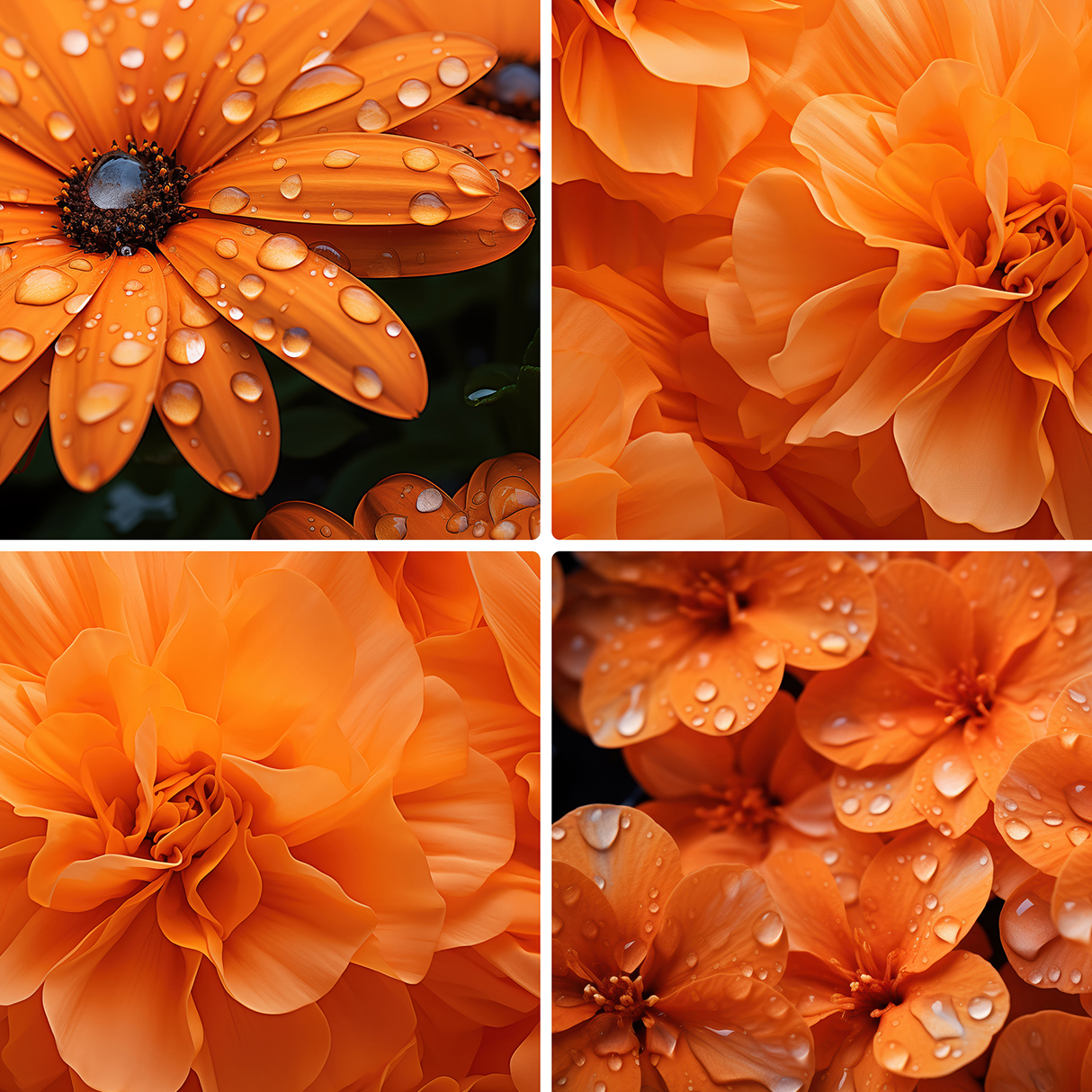 80 Color Flowers Texture Backgrounds Examples Preview p.11