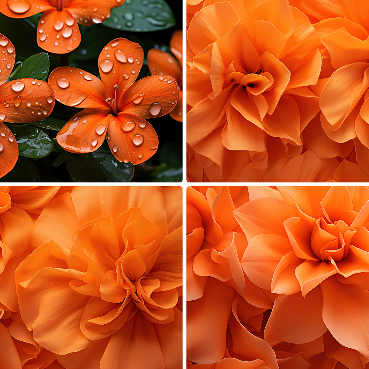 80 Color Flowers Texture Backgrounds Examples Preview p.12