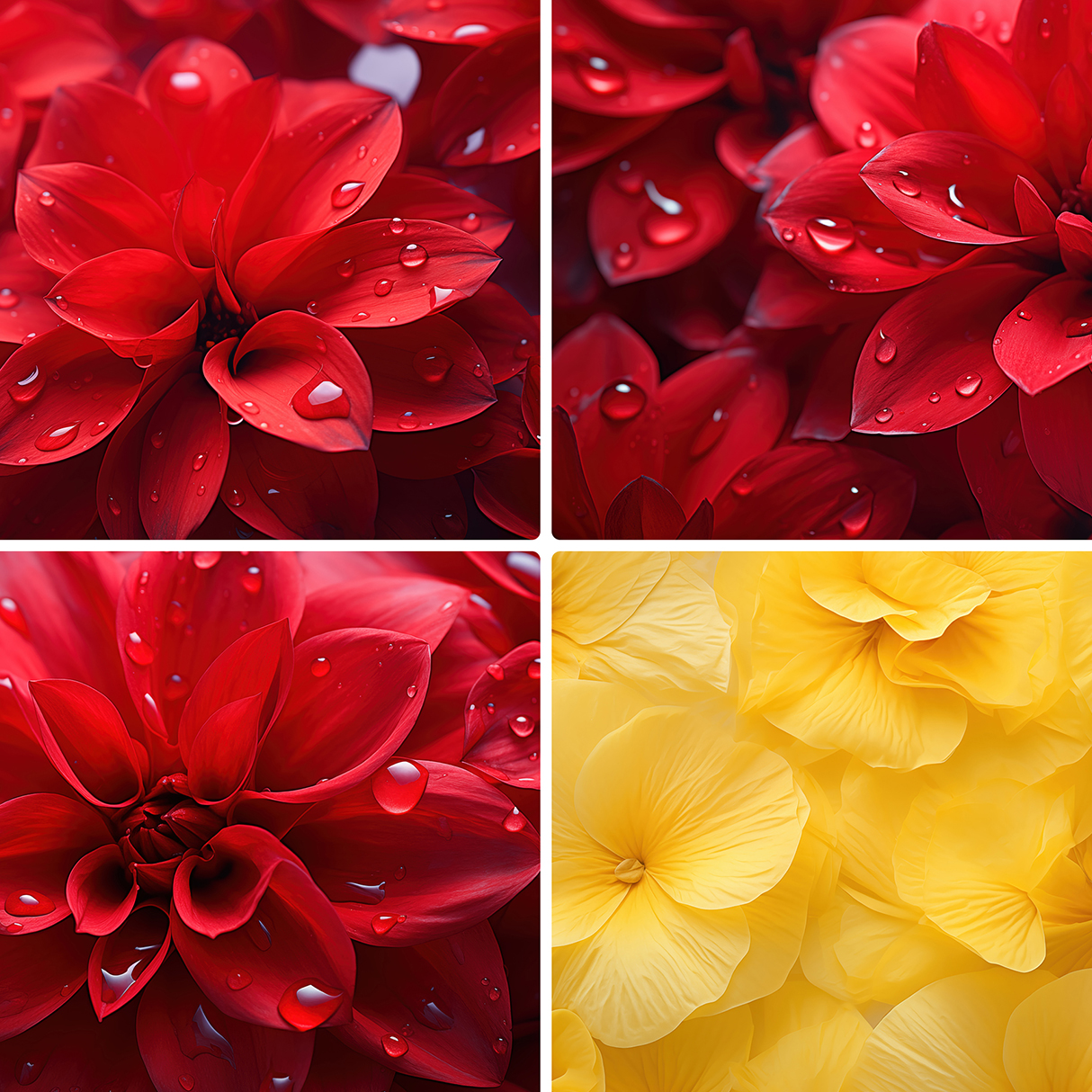 80 Color Flowers Texture Backgrounds Examples Preview p.19