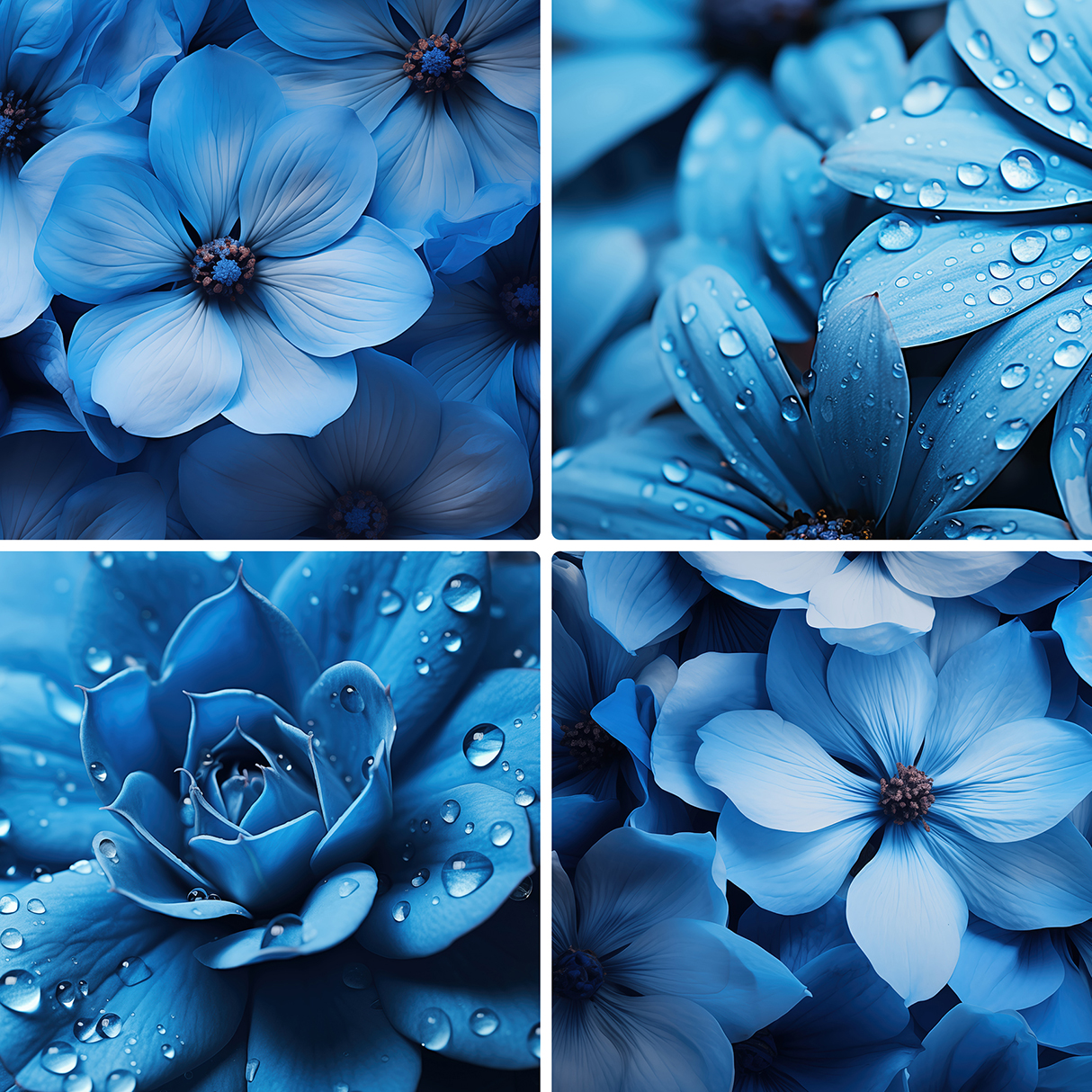 80 Color Flowers Texture Backgrounds Examples Preview p.2