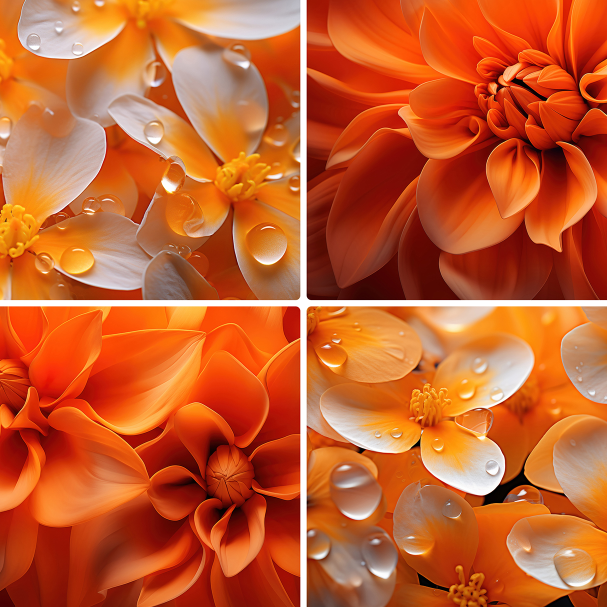 80 Color Flowers Texture Backgrounds Examples Preview p.9