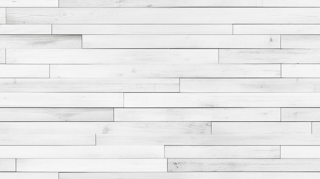 Seamless pattern of white wooden planks arranged horizontally, showcasing a clean and minimalist design.