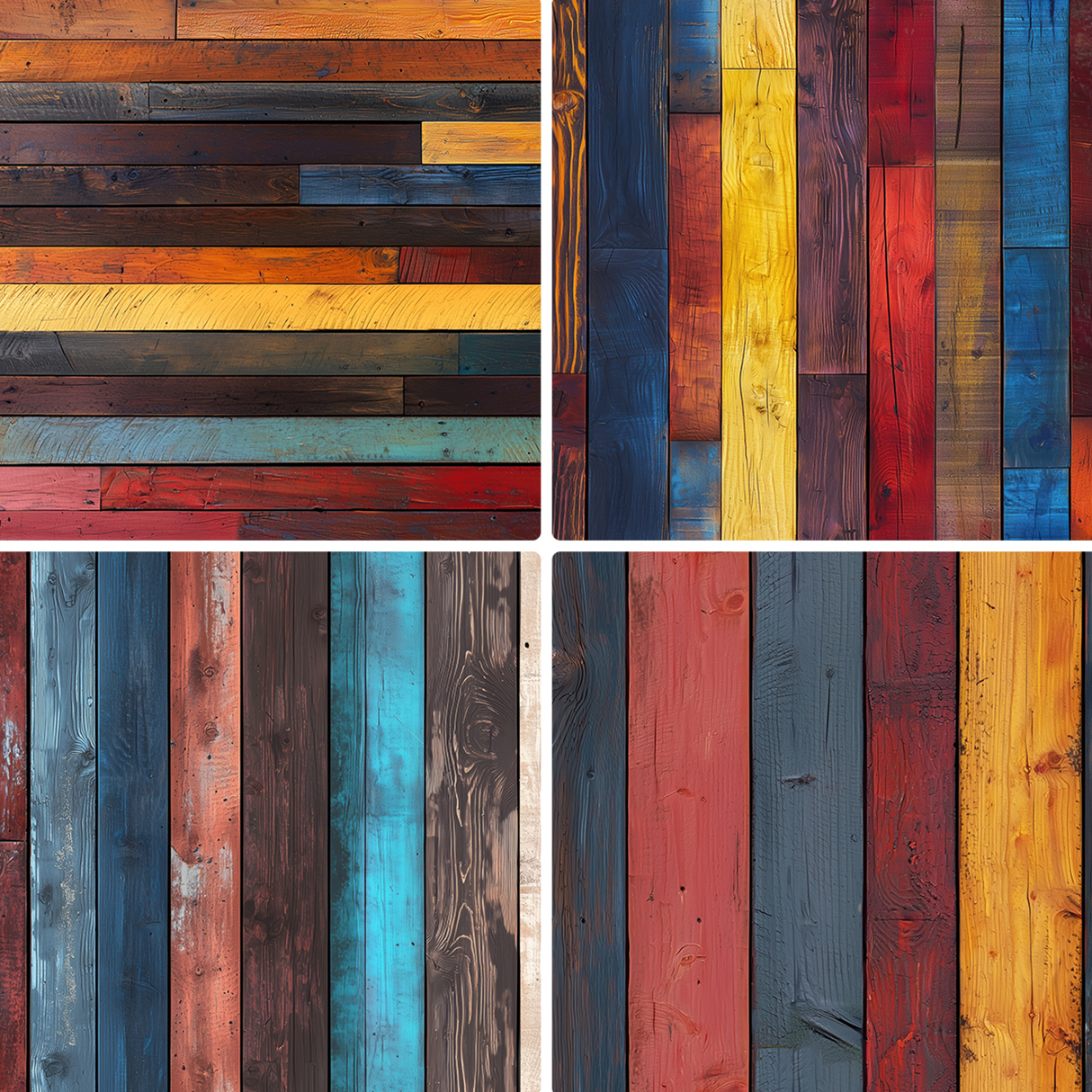 20 Multi Colored Planks Texture Backgrounds Samples Preview Part 01