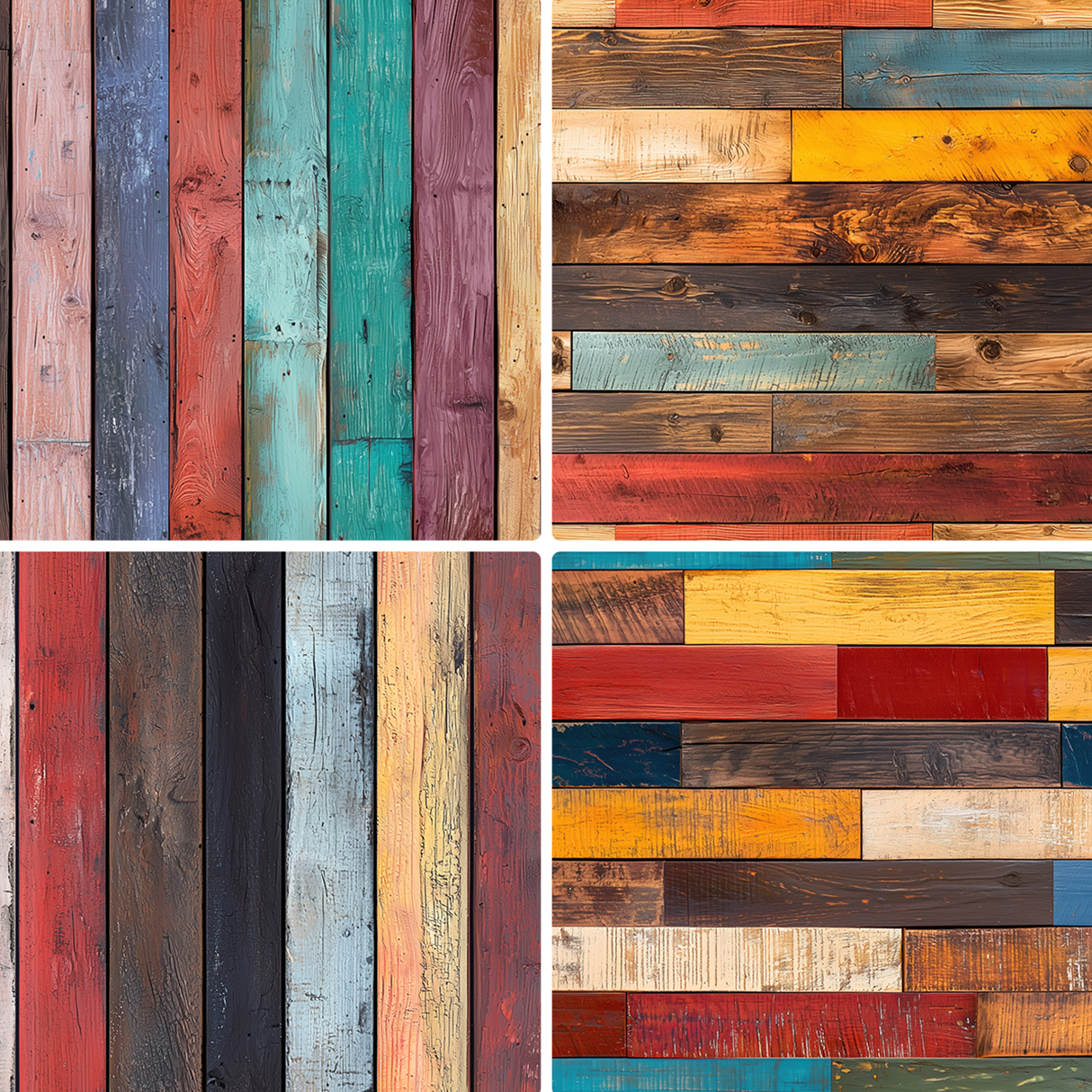 20 Multi Colored Planks Texture Backgrounds Samples Preview Part 02