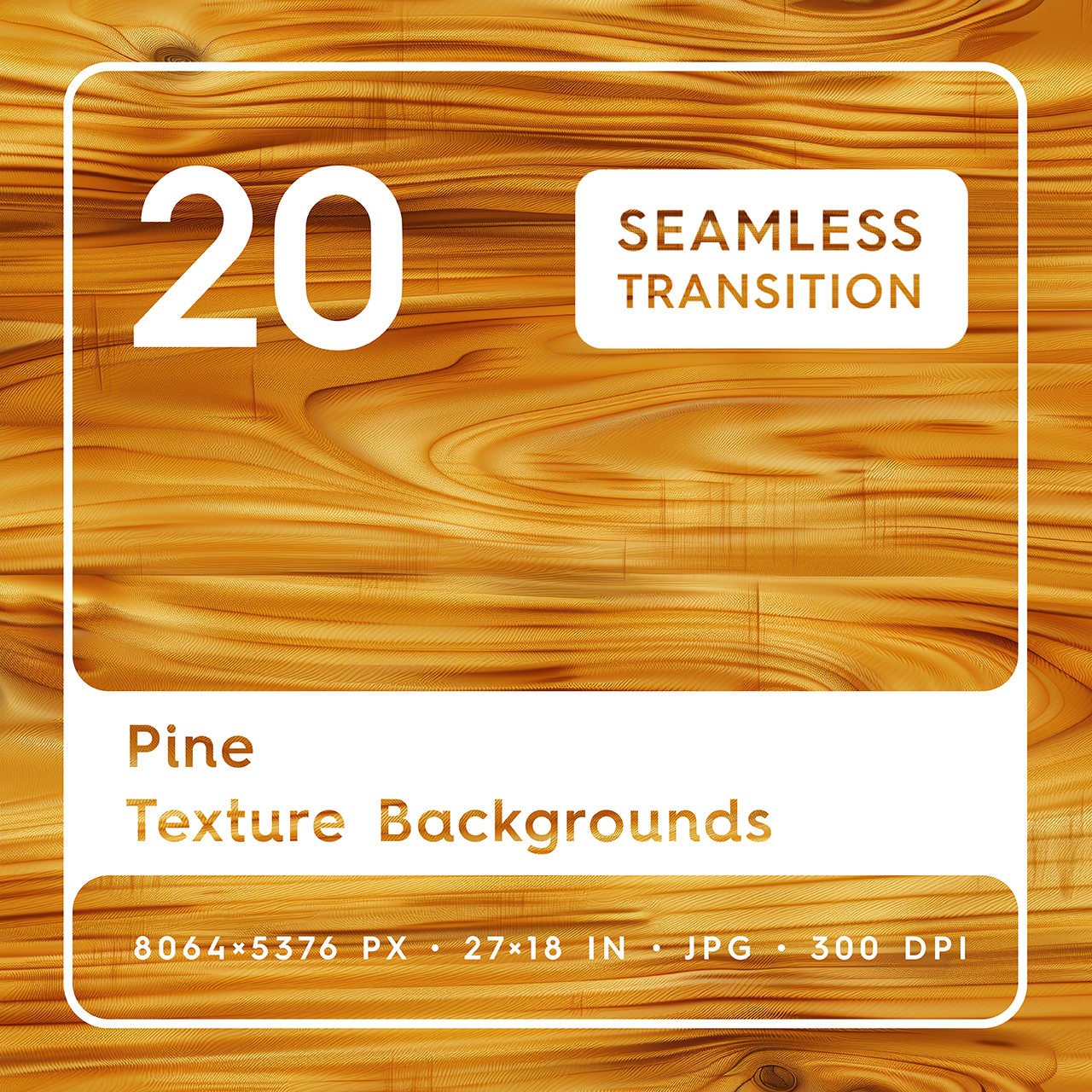 20 Pine Texture Backgrounds Square Cover