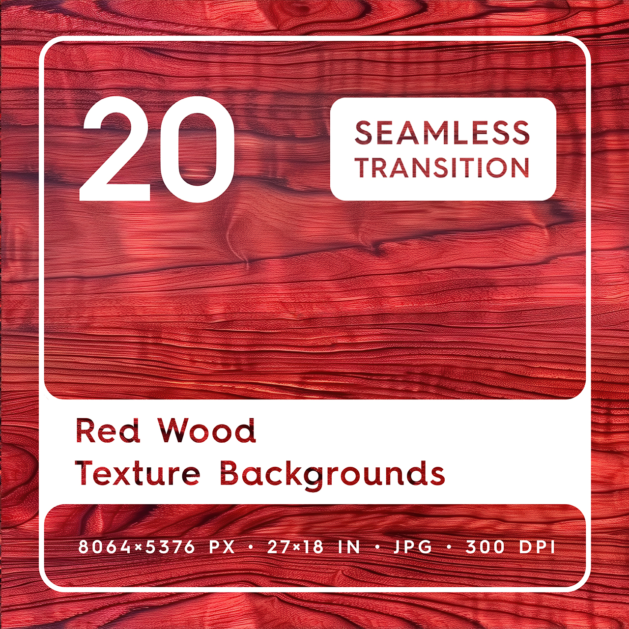 20 Red Wood Texture Backgrounds Square Cover