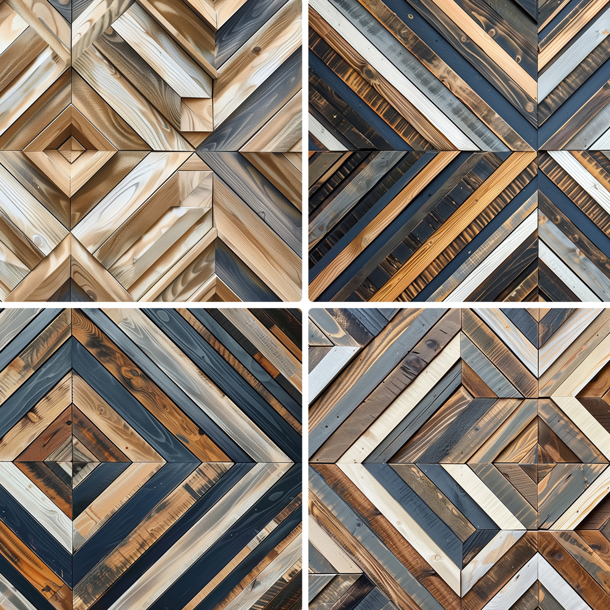 20 Wood Mosaic Art Texture Backgrounds Samples Preview Part 01