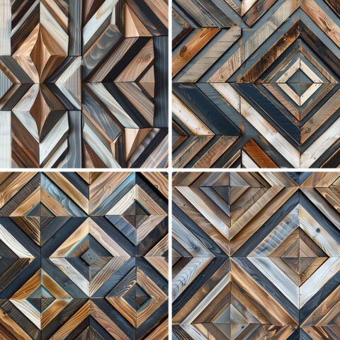 20 Wood Mosaic Art Texture Backgrounds Samples Preview Part 02