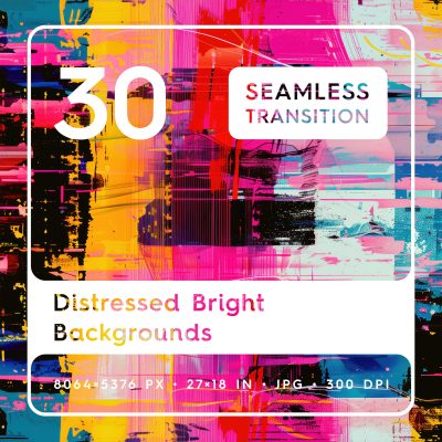 30 Distressed Bright Backgrounds Square Cover