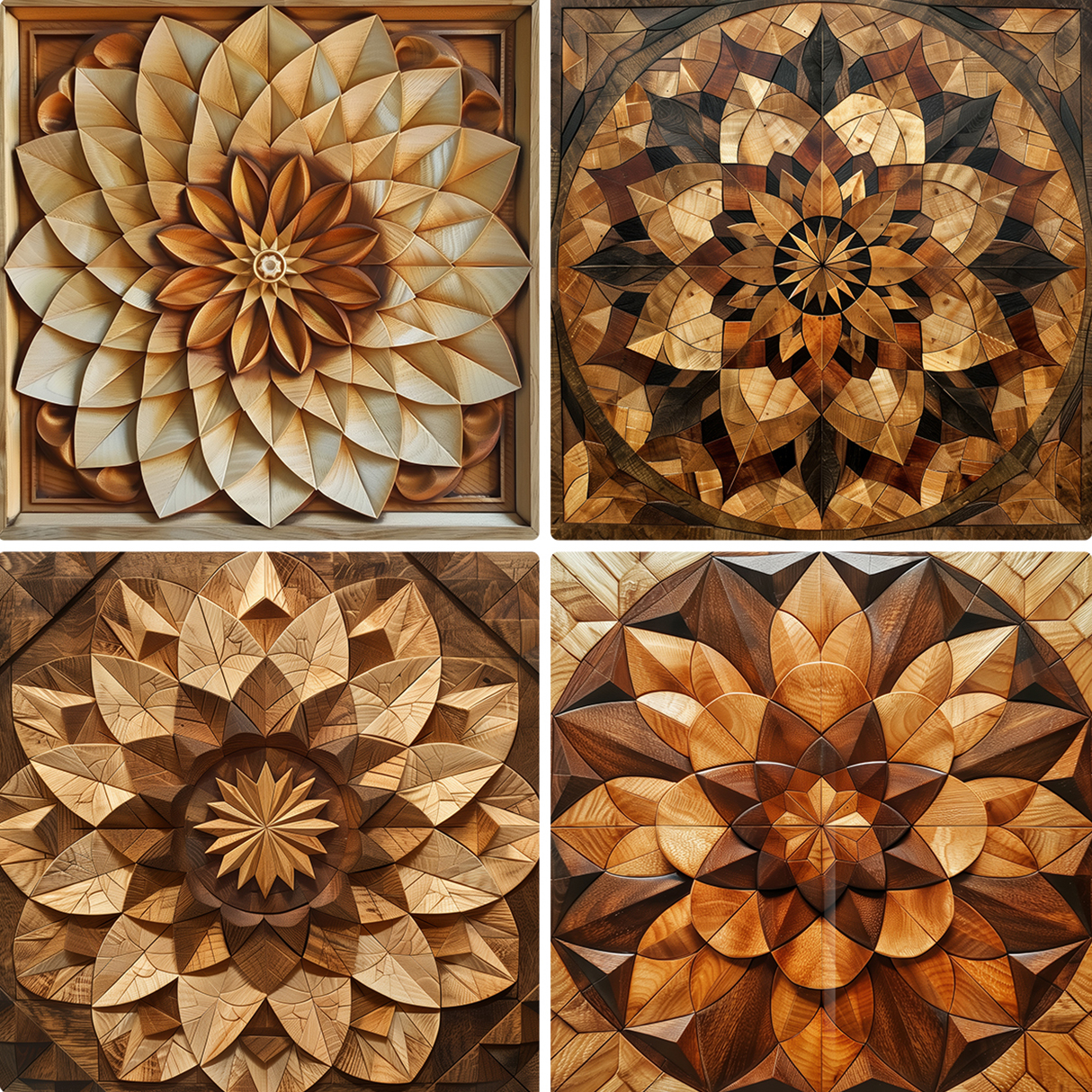 30 Wood Mandala Texture Backgrounds Samples Preview Part 05